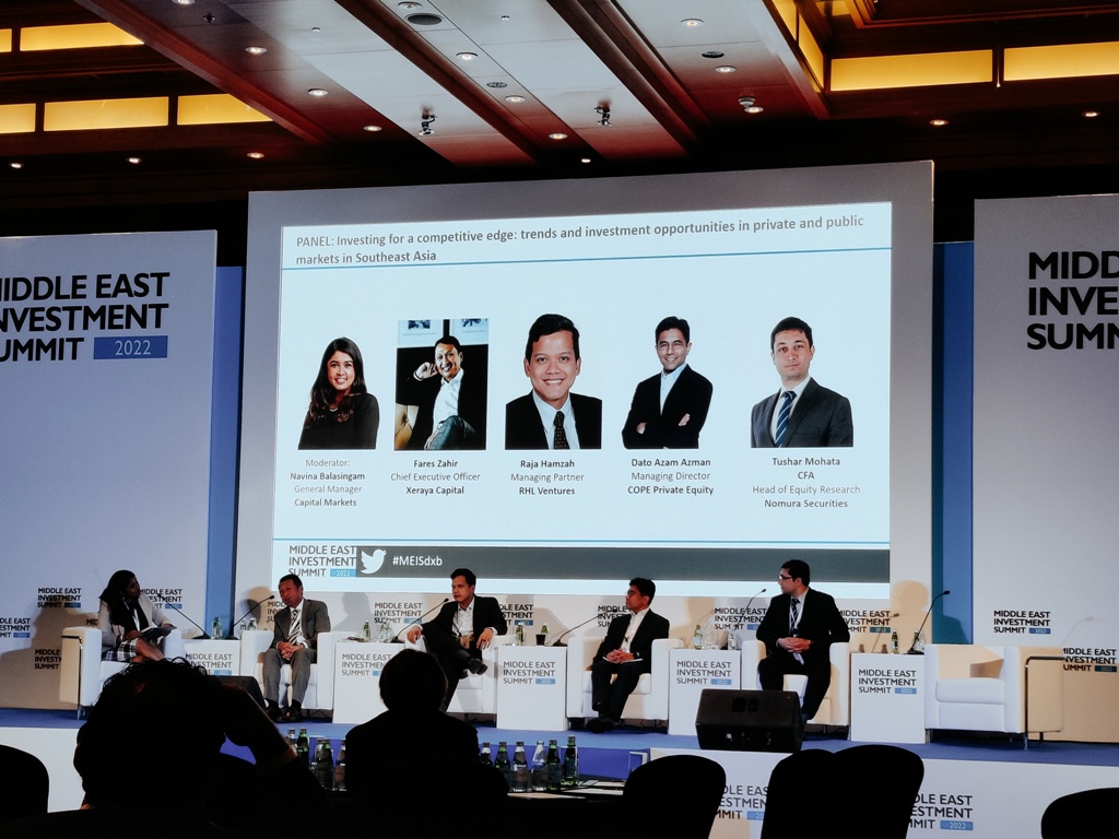 Following the SuperReturn conference in September, COPE Private Equity participated in the Middle East Investment Summit in Dubai at the invitation of Capital Markets Malaysia. Dato Azam, our managing director discussed the exciting private market opportunities in Southeast Asia with fellow esteemed panelists.